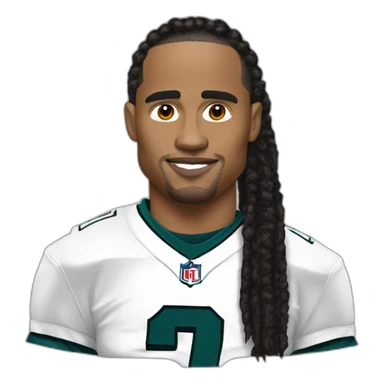 jalen-hurts-eagles sticker