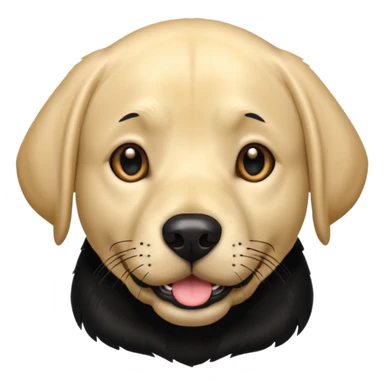 Labrador  negro sticker
