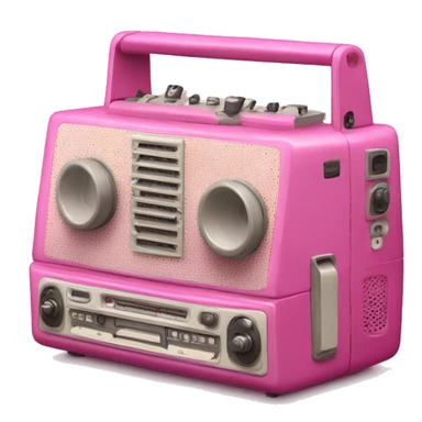 Pink Tape Recorder sticker