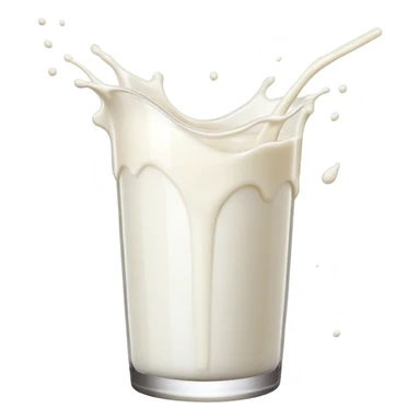  milk splatter sticker