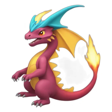Dracaufeu pokemon sticker