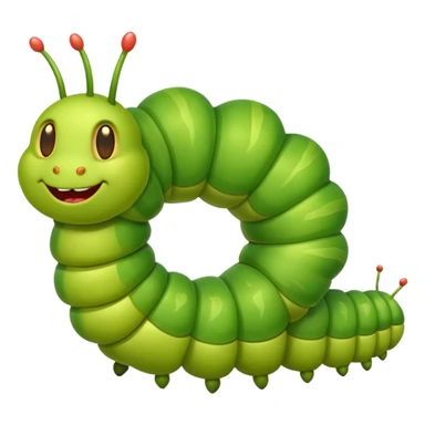 Crear un emoji similar a la oruga rusa sticker