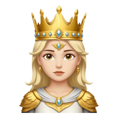 Valkyrie warrior crown sticker