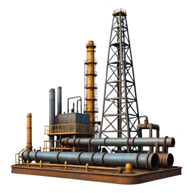 Oil and gas drilling site sticker
