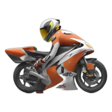 Racer sticker