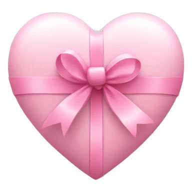 gift heart soft pink color  sticker
