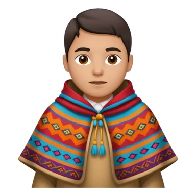 poncho andin sticker