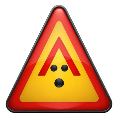 danger sign sticker