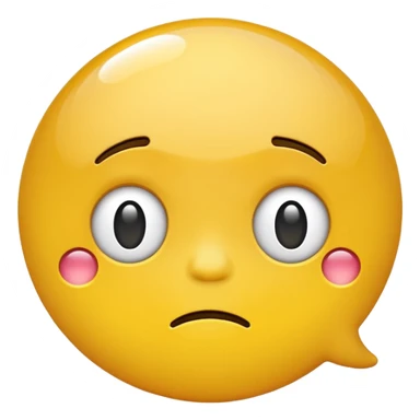 confused emoji in chat bubbles sticker