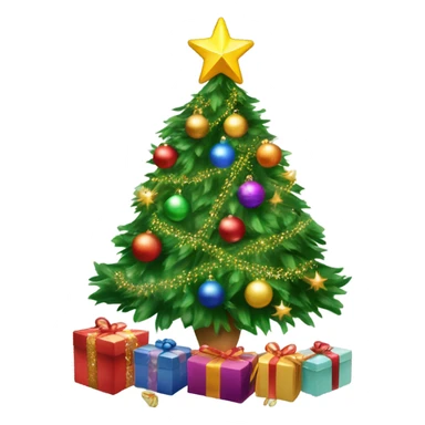 christmas tree sticker