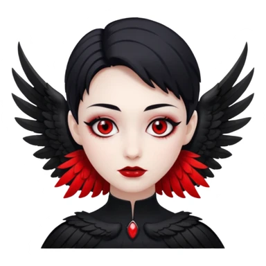 Ange diabolique sticker