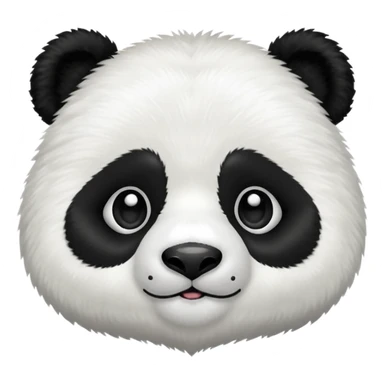 panda face sticker
