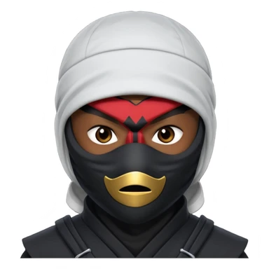 💋🥷🏽 sticker