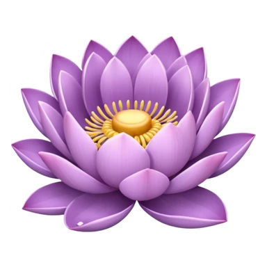 Lavender lotus sticker