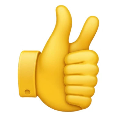 thumbs up emoji, positive and bold sticker