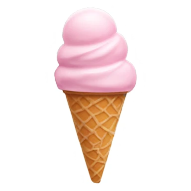 pastel pink icecream sticker