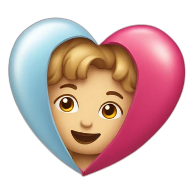 Cœur avec je t'aime dedans sticker