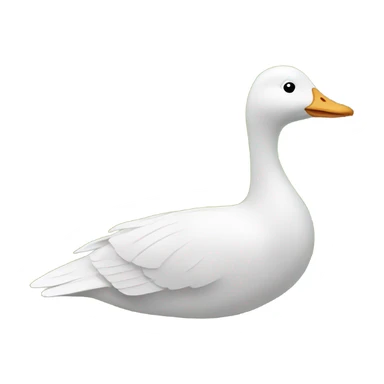 goose by a gravestone sticker