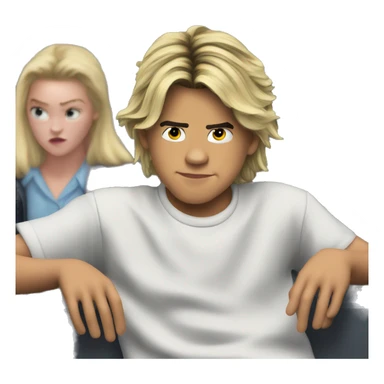 Cole sprouse in Lisa Frankenstein  sticker