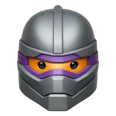 master shredder's helmet from teenage mutant ninja turtles, no eyes or face, just the helmet and related material, lets make it a silhouette.  The last one is best.  lets make it more realistic to the movie sticker