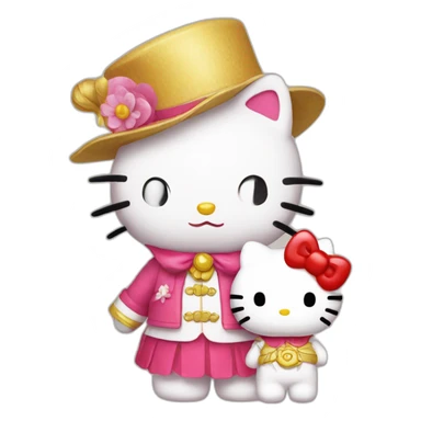 Hello kitty and toroto sticker
