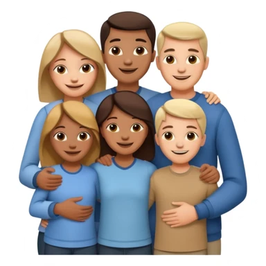 Happy family sticker