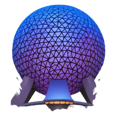 epcot spaceship earth night sticker