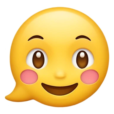 Cute cartoon emoji with ×1× symbol sticker