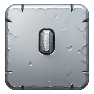 small, fat wall nail with a hammered look sticker