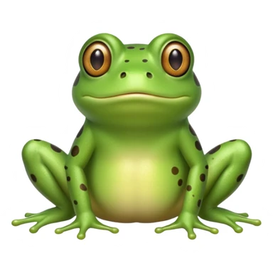 Frog farting sticker