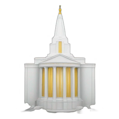 LDS temple sticker