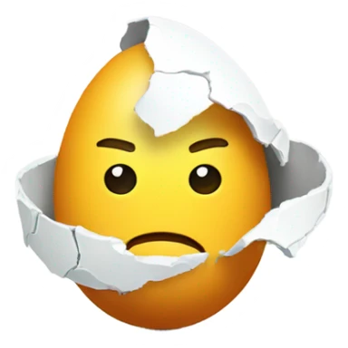 Broken egg  sticker