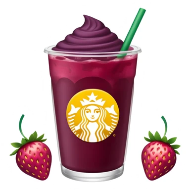 Starbucks strawberry açaí lemonade sticker