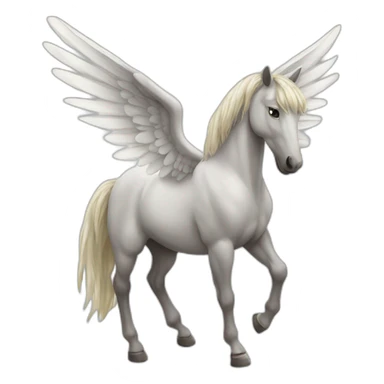 Horse with wings sticker