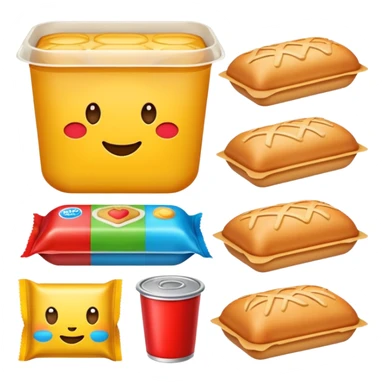 Processed food sticker