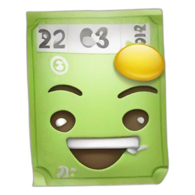 lotto ticket sticker