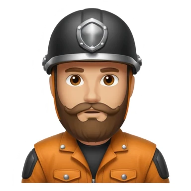 Biker with helmet and beard





















 sticker