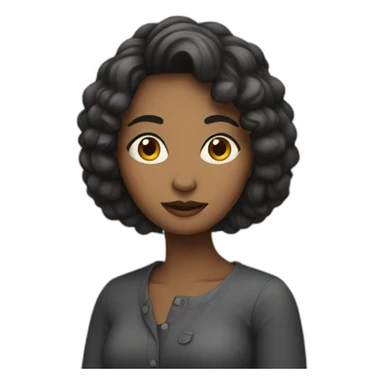 Woman in linger sticker