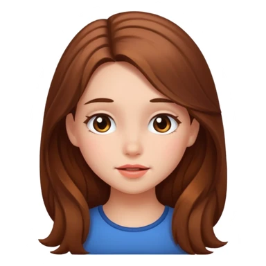 Girl blushing  sticker