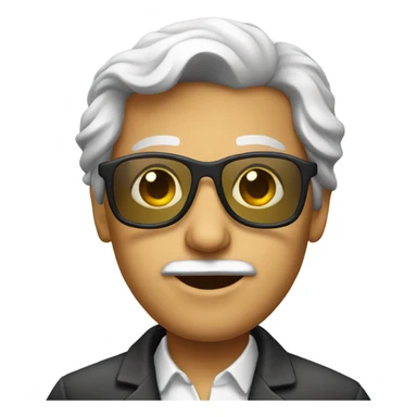 Scientist with sunglasses sticker