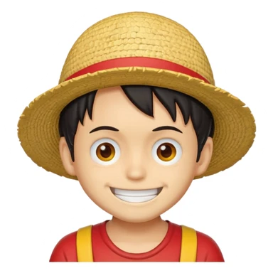 luffy emoji sticker