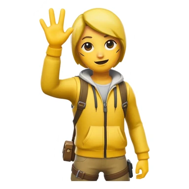 Create a Fortnite default doing the L emote as a emoji sticker