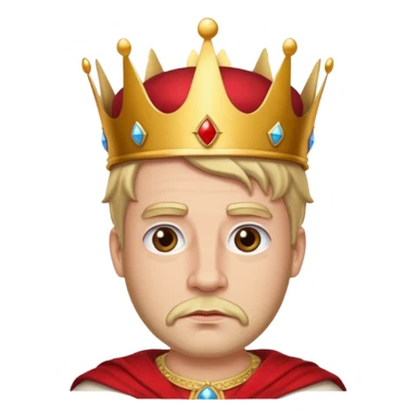 RED Crown King sticker