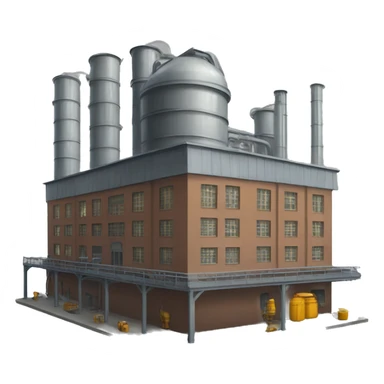 usine MODERNE sticker