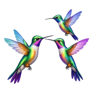 MORE HUMMINGBIRDS sticker
