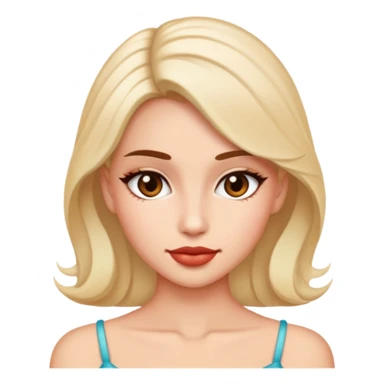 Emoji de persona coquette pretty sticker