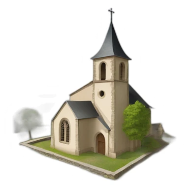 Eglise Saint Pierre de Gourdon sticker