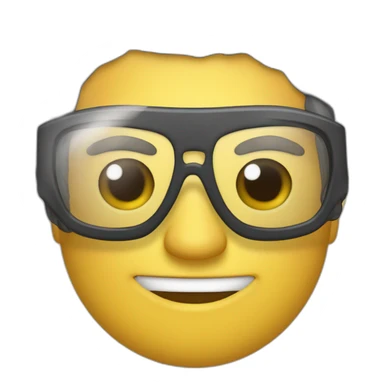 Lelis Vercellesi con gafas de aumento sticker