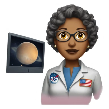Annie Easley, NASA scientist uniform, remove glasses sticker