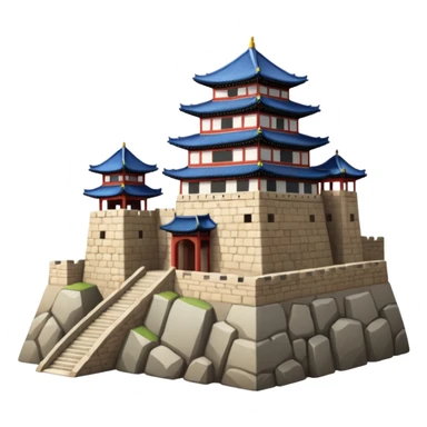 South Korea 
Hwaseong Fortress Palace castle sticker